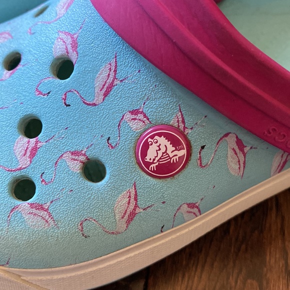 Crocs clogs flamingo size J 2 - Picture 4 of 12